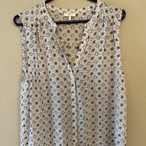 Joie 100% Silk Sleeveless Shirt - Finnegan Tank